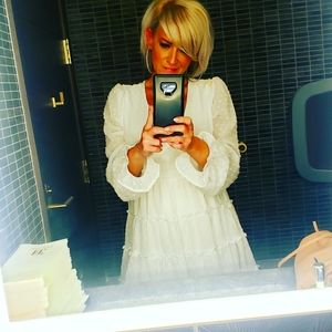 Altar'd state white baby doll dress